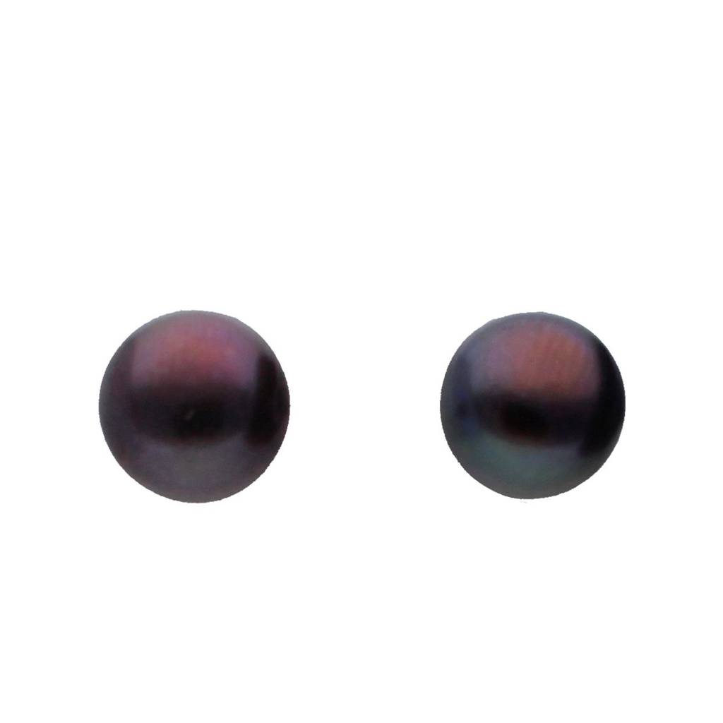 2 Line Black Oval Pearl Set : JPJUN-20-145