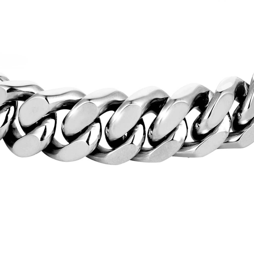 Silver Plated Stainless Steel Metal Openable Fancy Bracelet Stylish Jewellery Gift For Men Boys : PX5SB86
