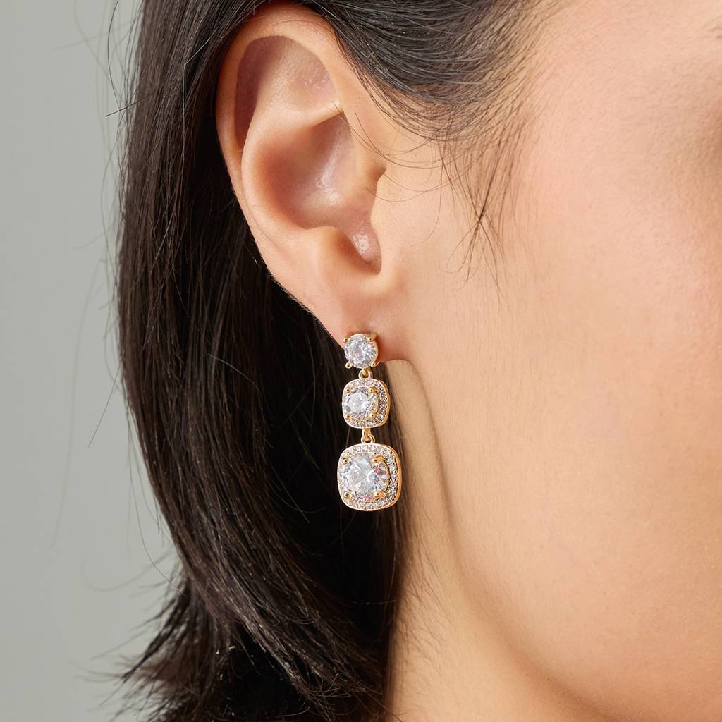 Kushal'S Fashion Jewellery   Plated Party Trendy Zircon Drops-187792 : 447262