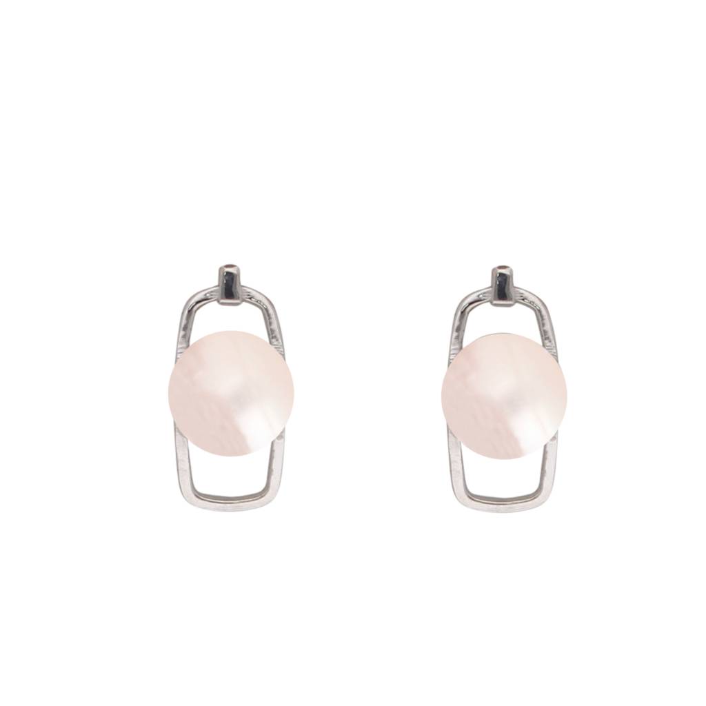 Ekta 925 Silver Stud Earrings : JPMAY-22-137