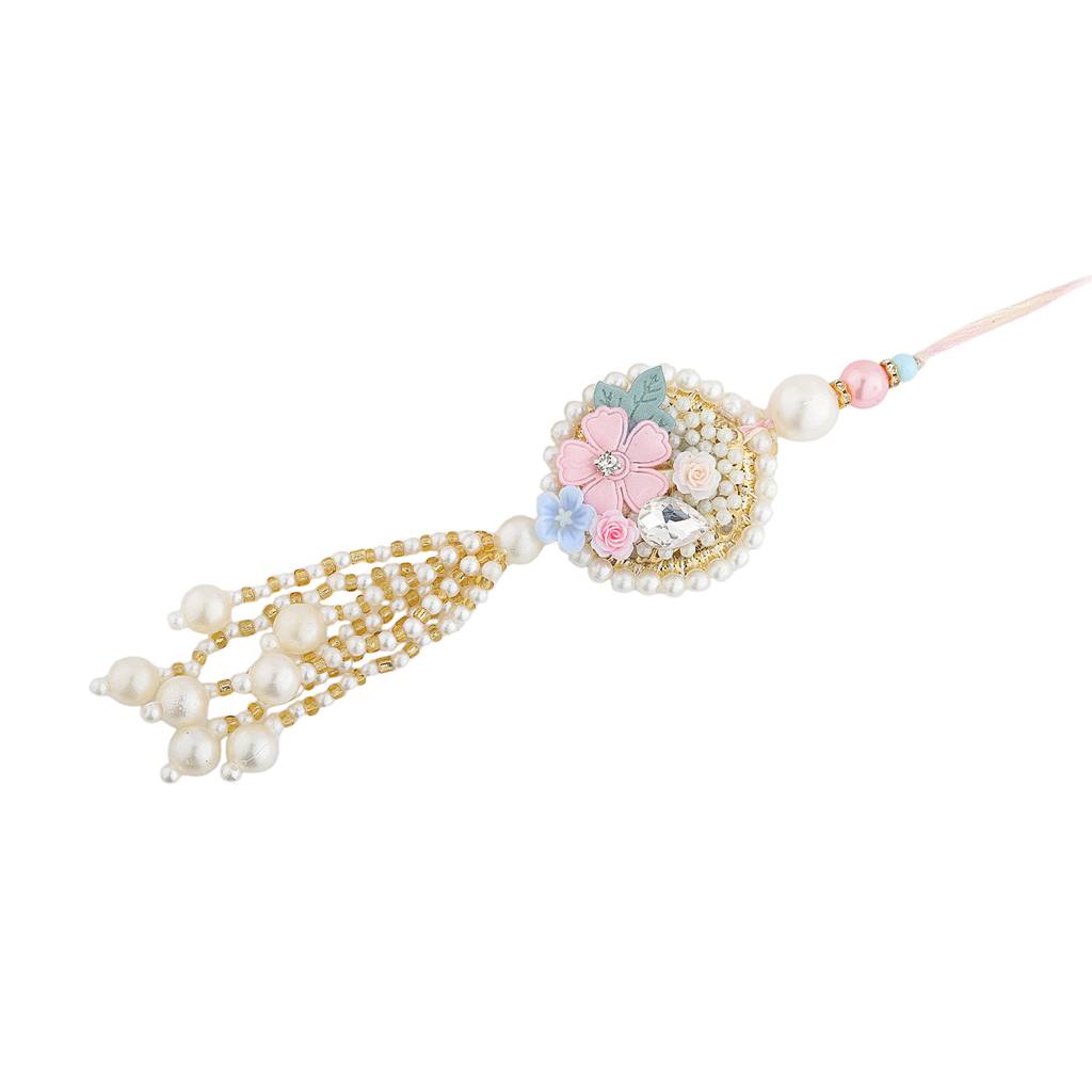 Timeless Designer Floral Bhaiya Bhabhi Rakhi Set : 8905124562095