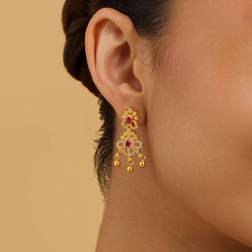 Kushal'S Fashion Jewellery Contemporary Drop Earrings-179565 : 429630
