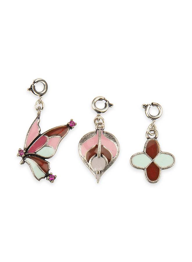 Beautiful Enameled Charms Pendant With Bracelet : 8905124141177