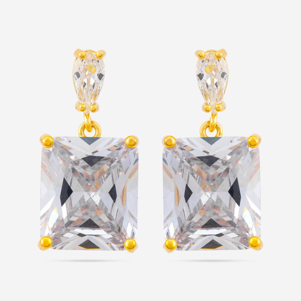 Kushal'S Fashion Jewellery Plated Party Trendy Zircon Drops-187438 : 446642
