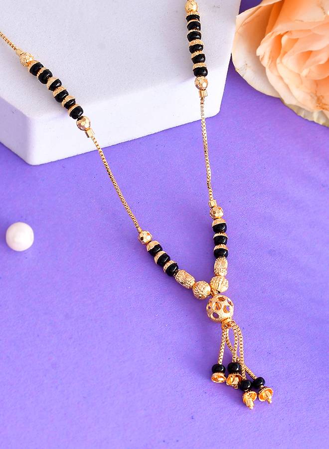 Sparkling Elegance Cz Drop Beaded Mangalsutra-Sisur20051 : 8905124522556