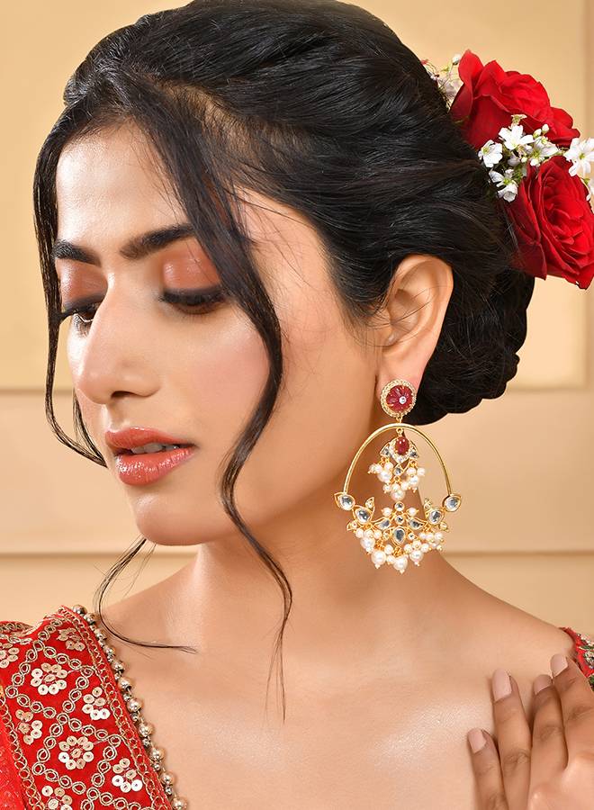 Heer Gulsheen Statement Chandbaali : 8905124516623