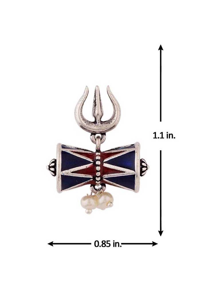 Moksha Damru Trishul Earrings : 8907617888163
