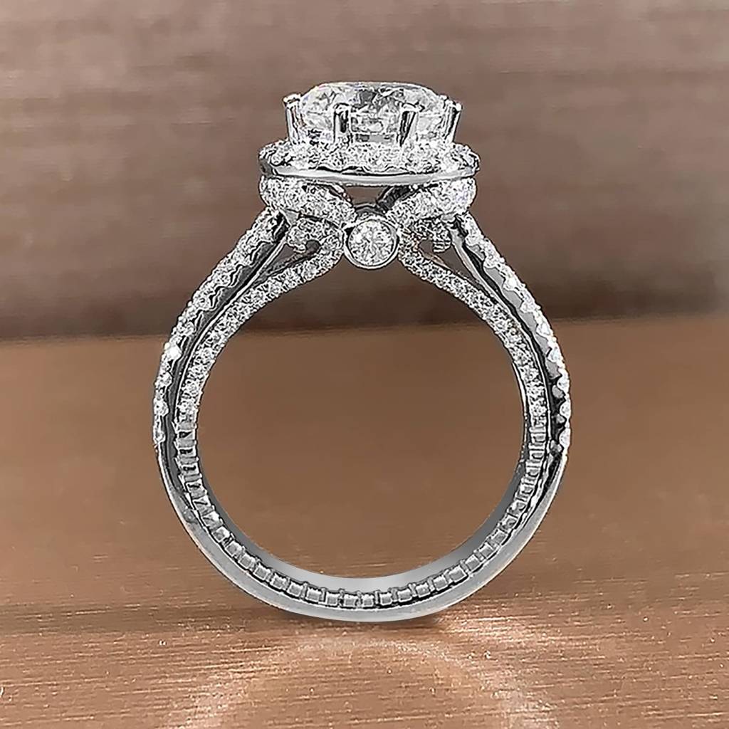 American Diamond Studded Plated Finger Ring Fashion Wear Stylish Jewellery Gift For Girls & Women-Px8R70 : PX8R70S-7