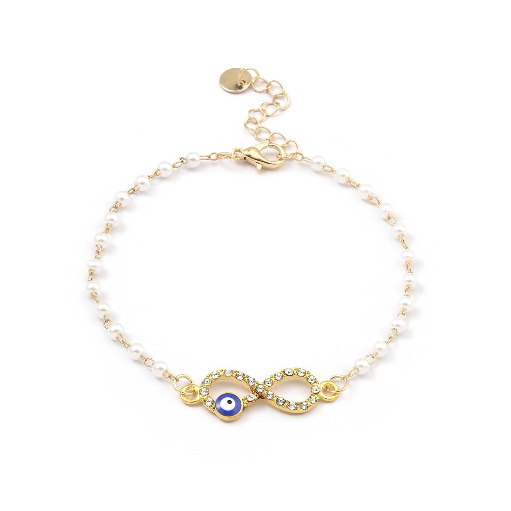 Eternal Bond Gold  Bracelet : BS14222-G-BLU