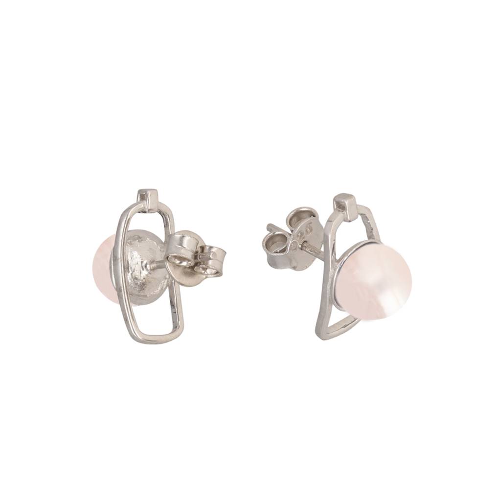 Ekta 925 Silver Stud Earrings : JPMAY-22-137