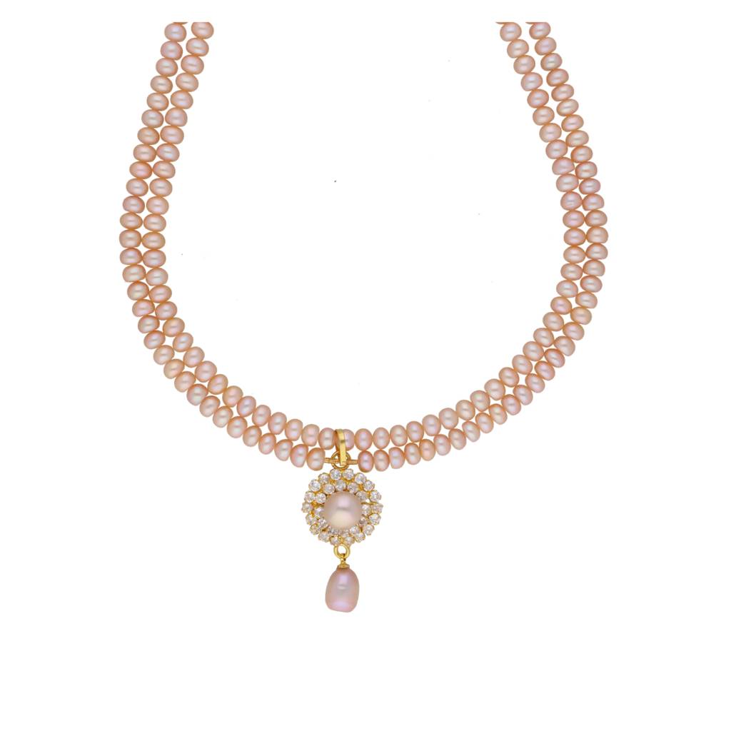 Siddhi 2 Lines Button Pearl Set : JPFEB-22-10
