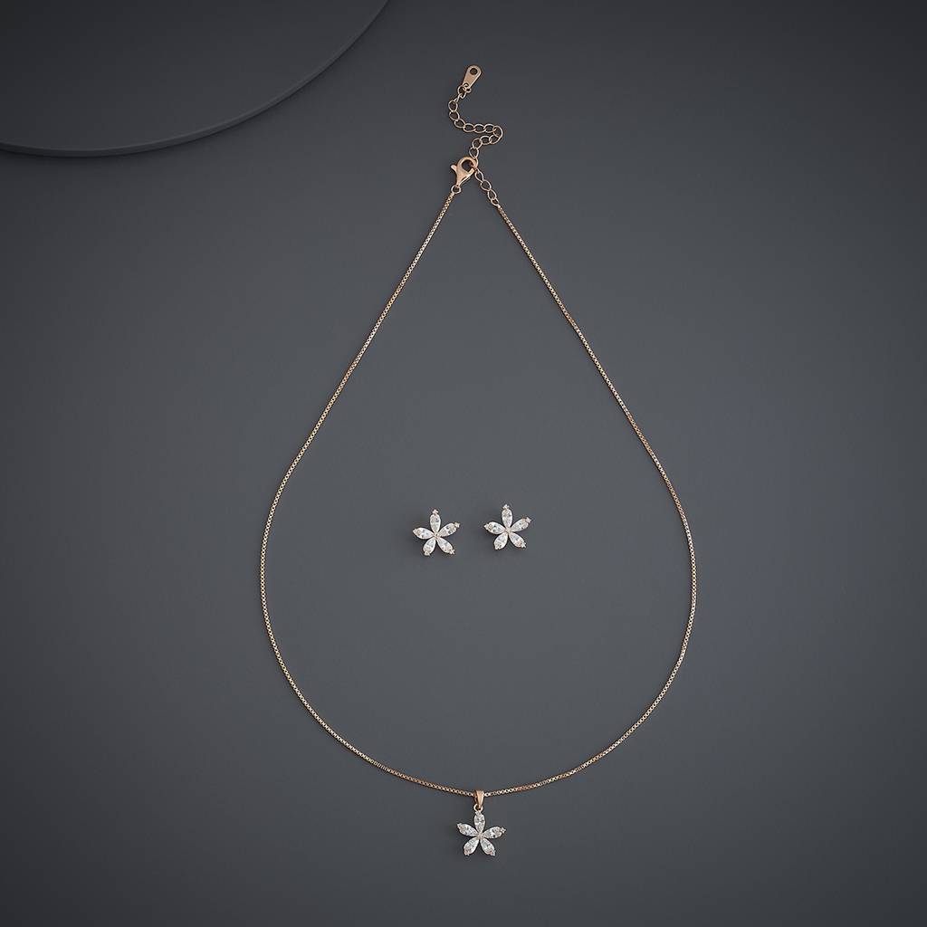 Kushal'S Fashion Jewellery  Party Trendy Pendant Necklace Set-186067 : 443753