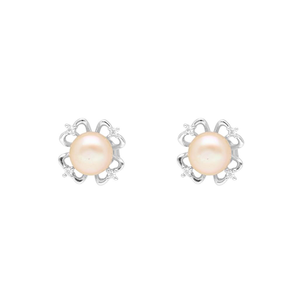 Shreshta 925 Silver Stud Earrings : JPMAY-22-85