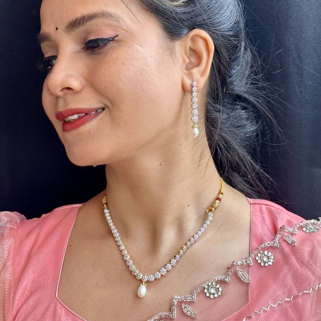 Eminence Gleam Pearl Necklace Set : JPJUN-25-011