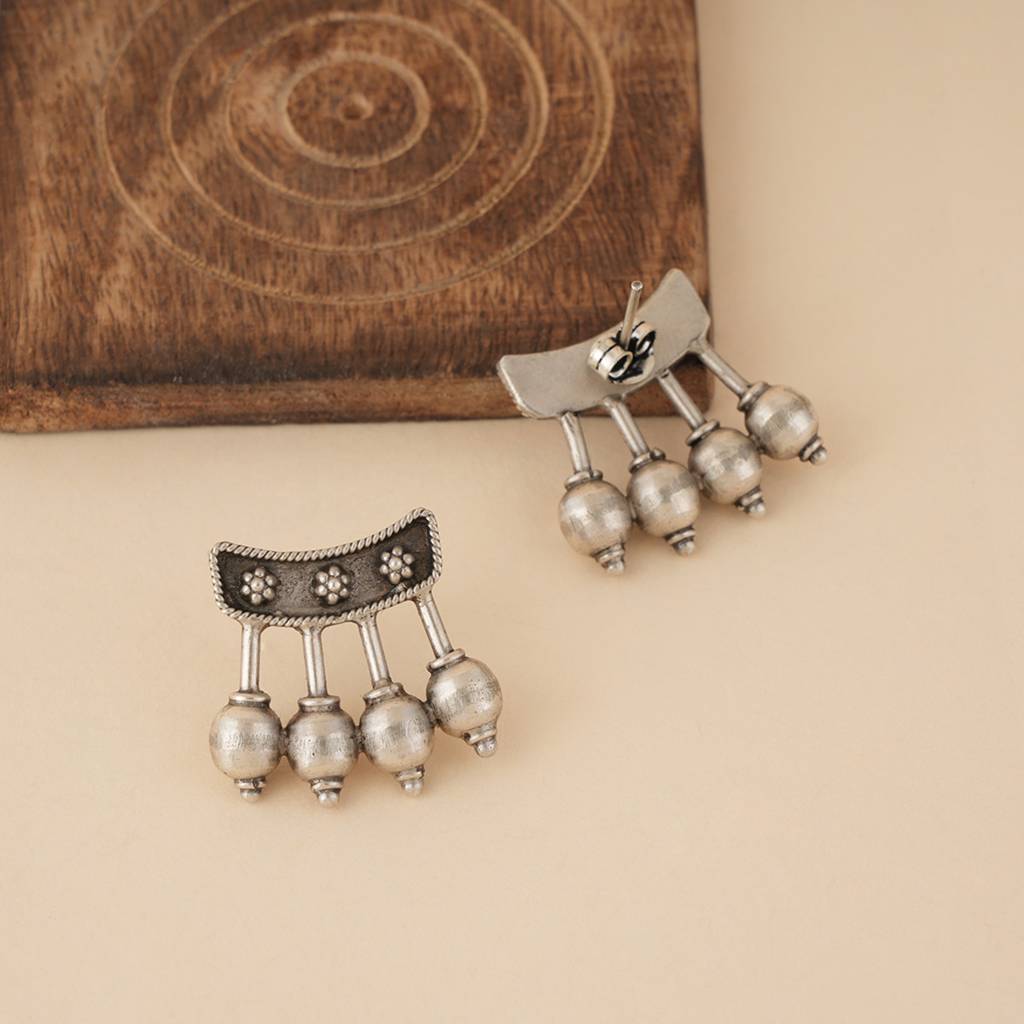 Quirky Silver Earrings : SSE838