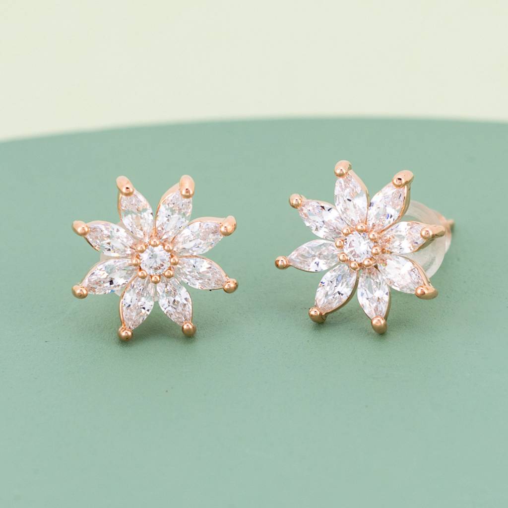 Kushal'S Fashion Jewellery Plated Party Trendy Zircon Studs-187417 : 446500