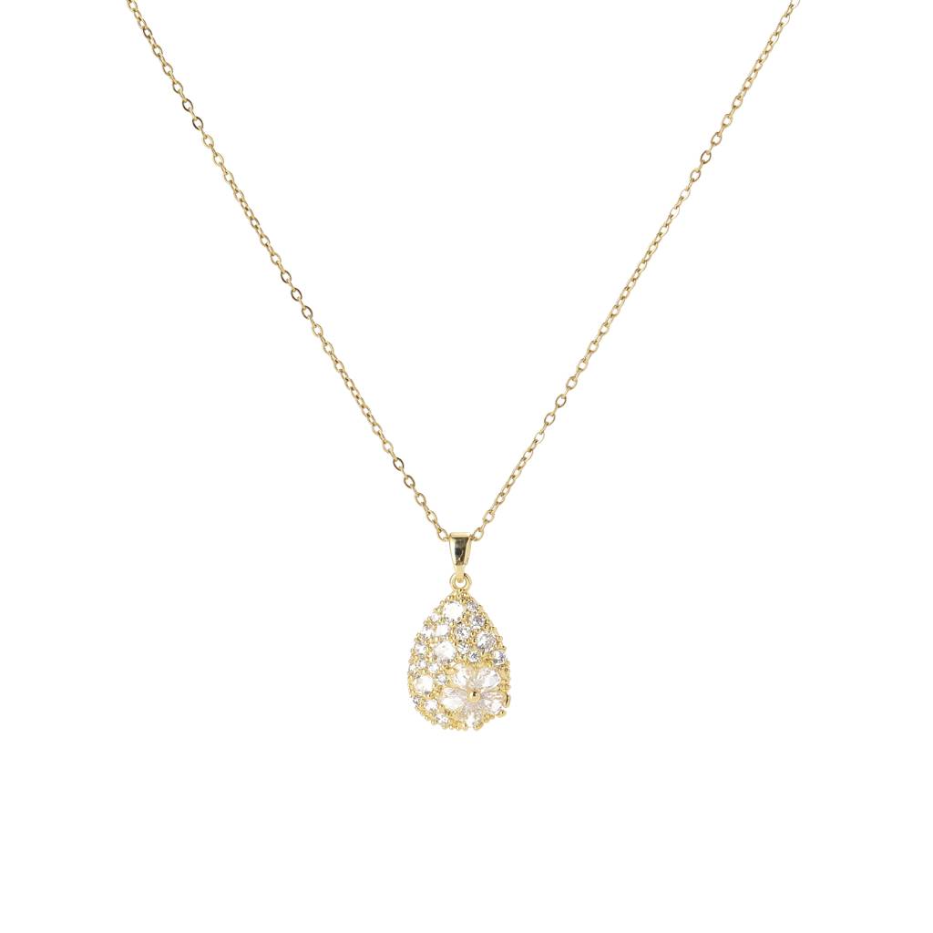 Gulaabo Necklace : NS14525-G-WHT