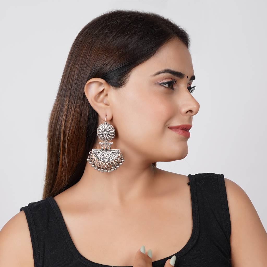 Mewad Parrot Silver Earrings : SSE776