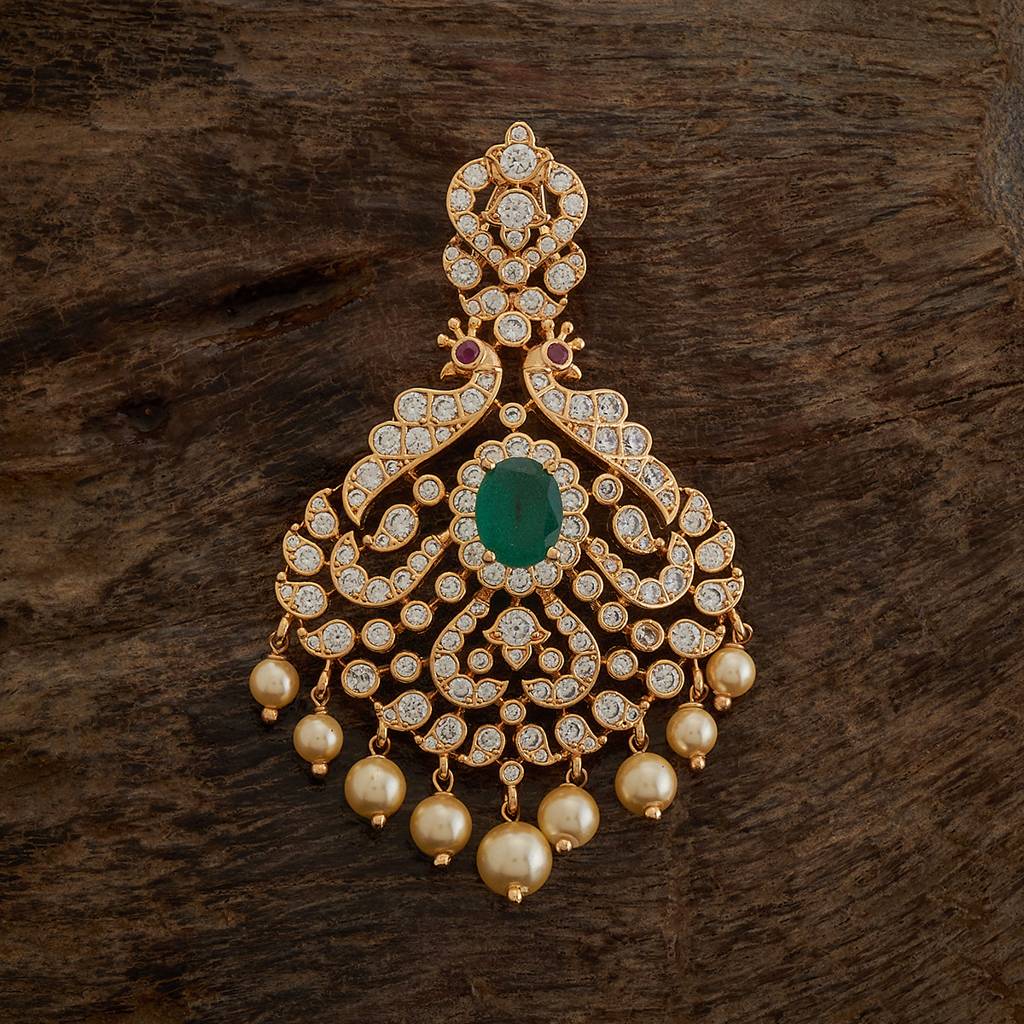 Kushal'S Fashion Jewellery Party Zircon Pendant-173245 : 415874