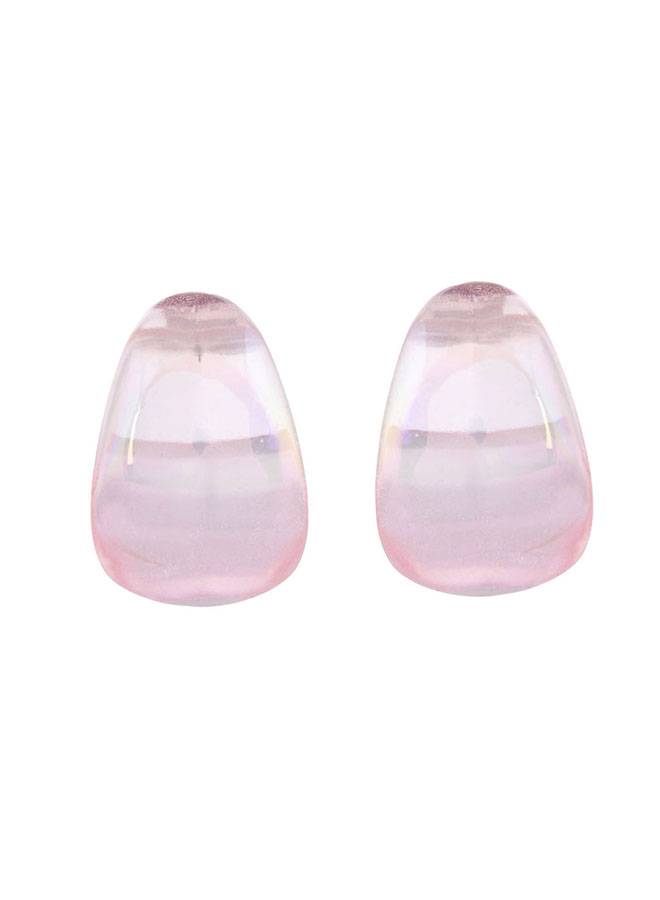 Resin Eternal Echo Hoop Earrings : 8905124526332