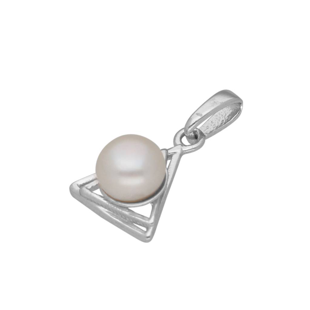925 Silver Ella Collection Prisha Designer Pearl Pendant : JPMAY-22-196