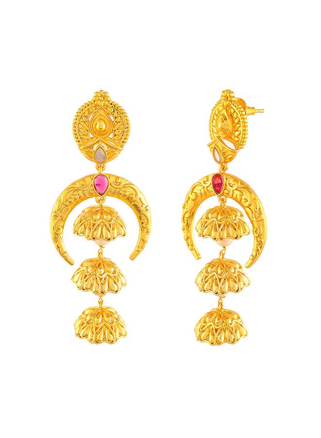 Aradhana Nandini Long Drop Jhumka : 8905124510645