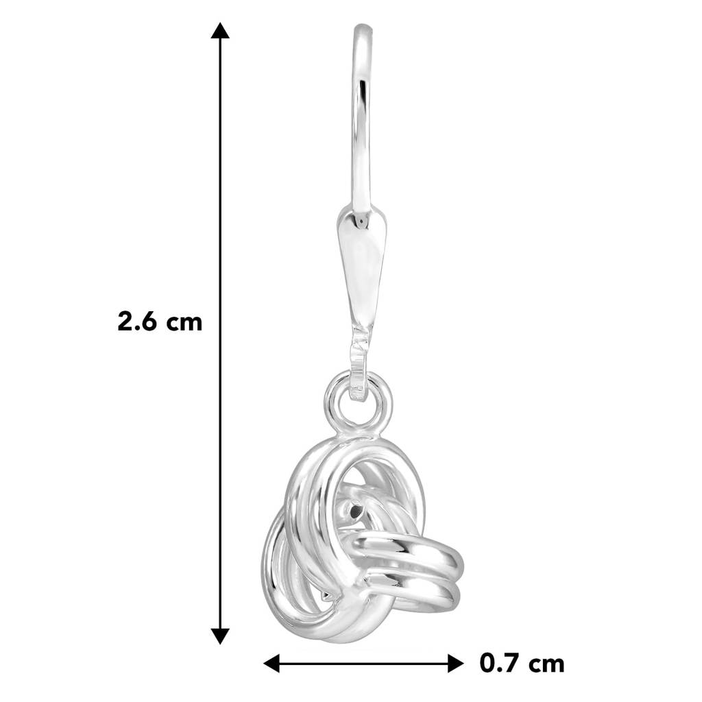 925 Sterling Silver Oxidised Anti Tarnish Small Drop Cz Studded Earrings Jewellery Collections Navratri Gift For Wom : PF17E68