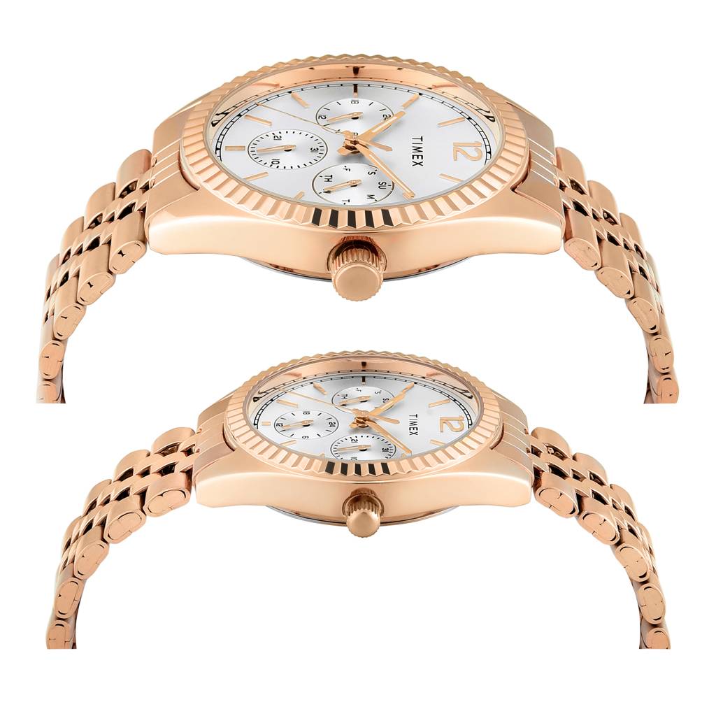 Timex Trendline Round 43Mm Analog Pair Watch - Tw00Pr345 : TW00PR346
