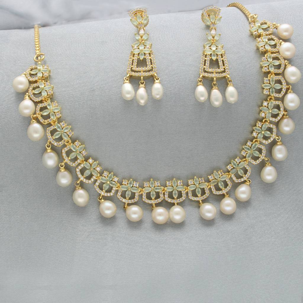 Janya 1 Line Pearl Necklace : JPAPL-23-26