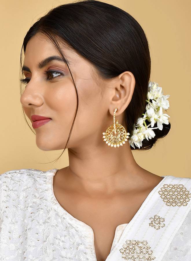 Nazakat Naaz Statement Hoop : 8905124509571