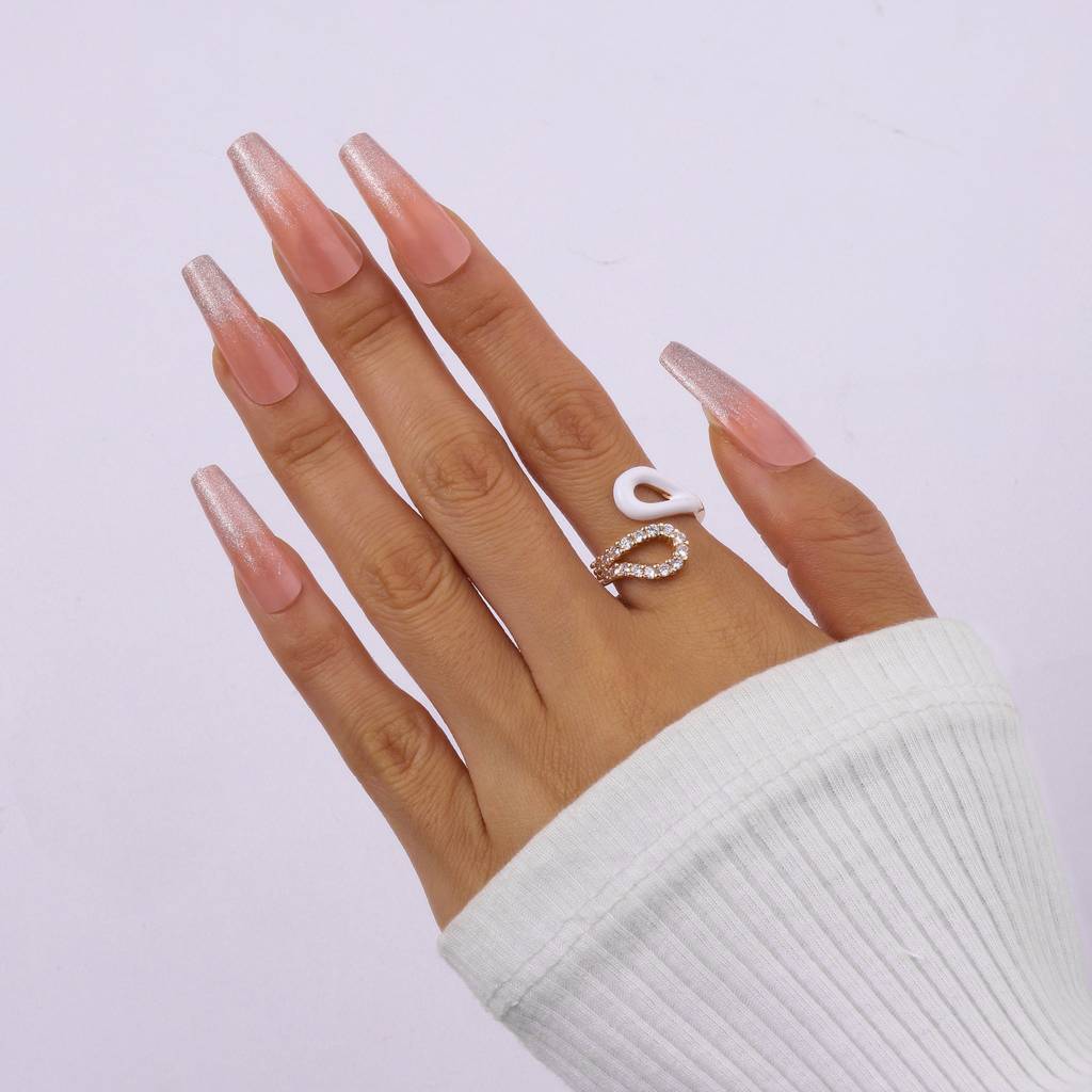 Diamond Loop Gold Ring : RS12890