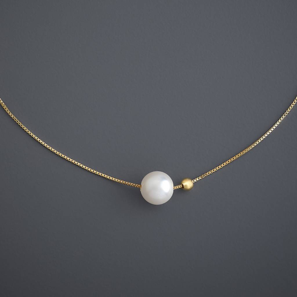 Kushal'S Fashion Jewellery Pearl  Party Trendy Pendant Chain Necklace-185812 : 443135