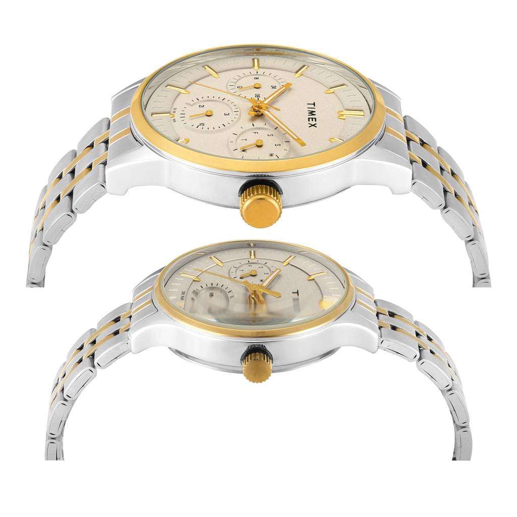 Timex Trendline Round 44Mm Analog Pair Watch - Tw00Pr317 : TW00PR317