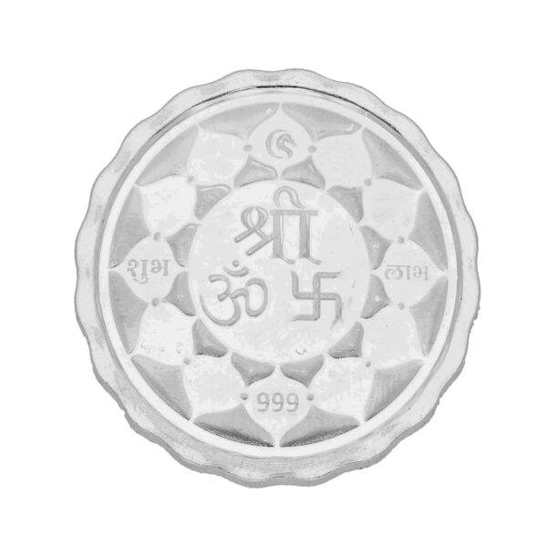 5 Grams Lakshmi Ganesh Pure Silver Coin : JPSEP-18-354-5