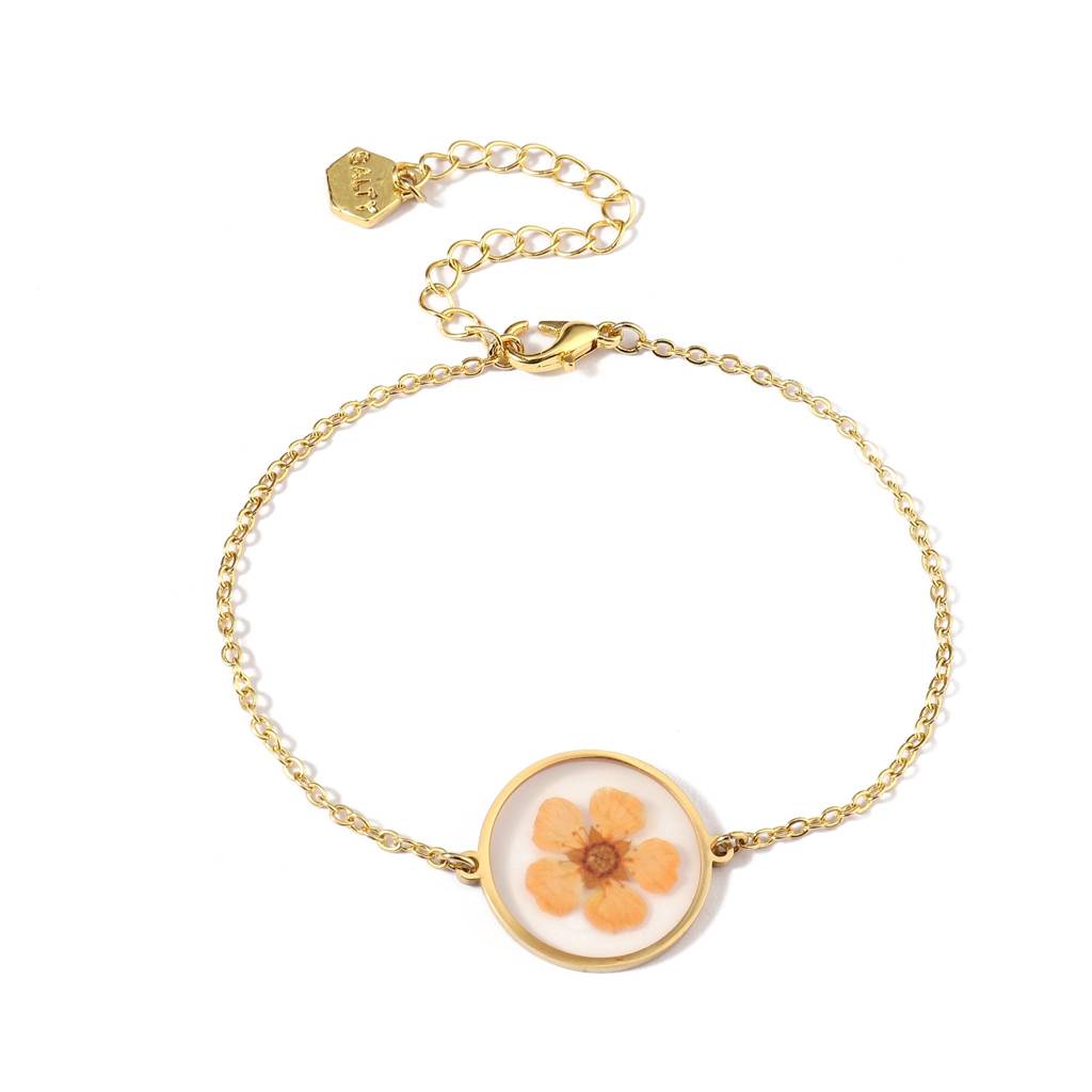 Prism Resin Gold Bracelet : BS14204-G-ORG