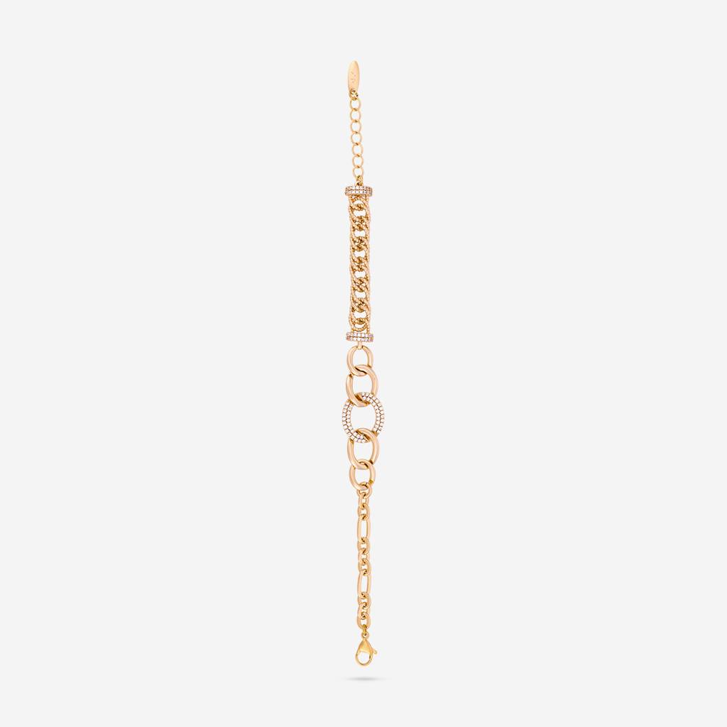 White Gold-Plated Party Zircon Bracelet  -449890 : 449890
