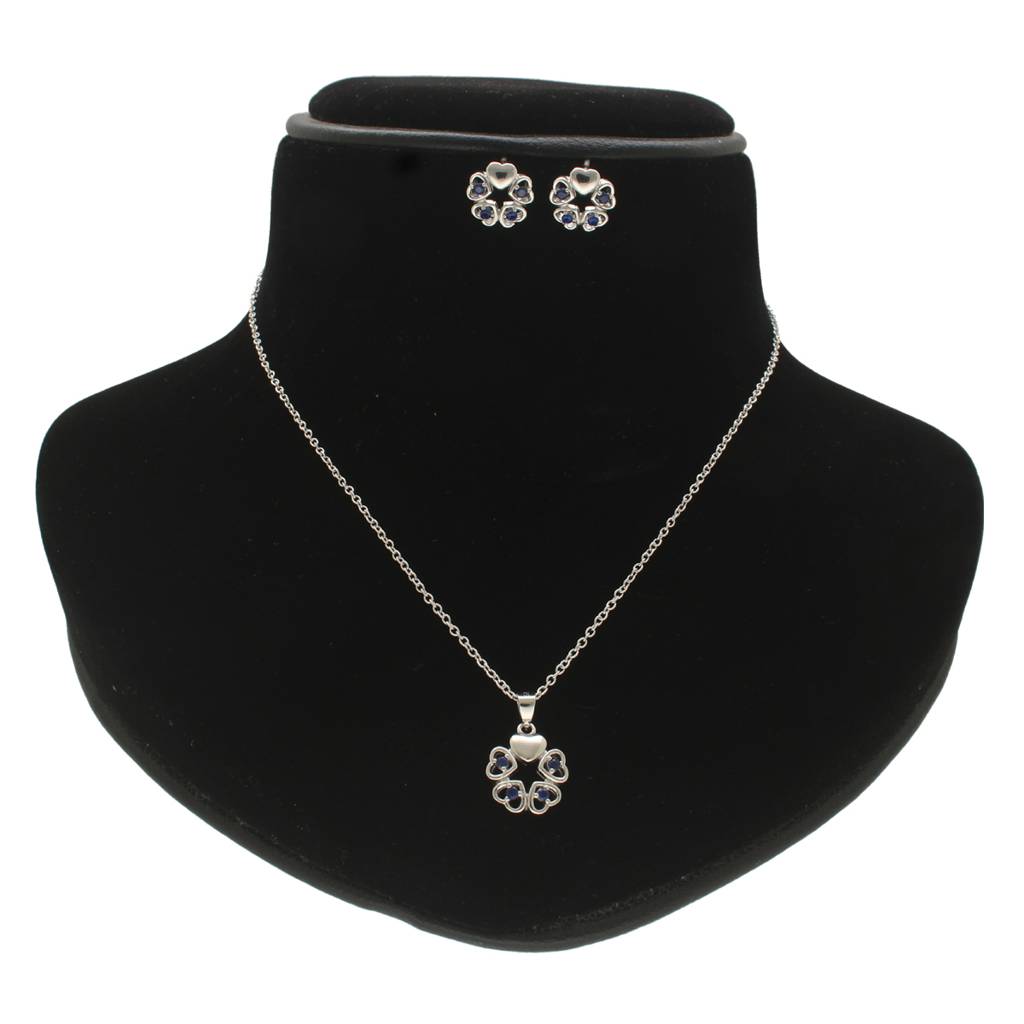 Elegant 925 Silver Pendant Set : JPAUG-24-001
