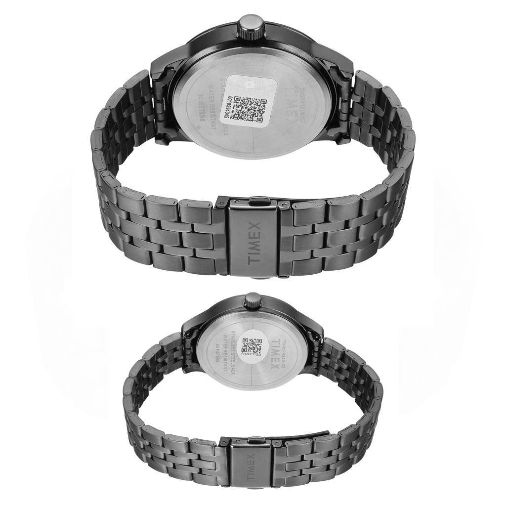 Timex Trendline Round 44Mm Analog Pair Watch - Tw00Pr317 : TW00PR318