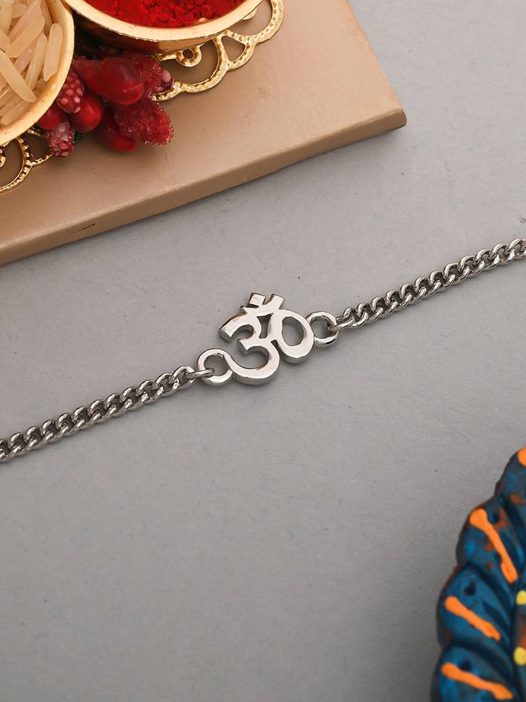 Auspicious Om Bracelet Style Rakhi : 8905124464054