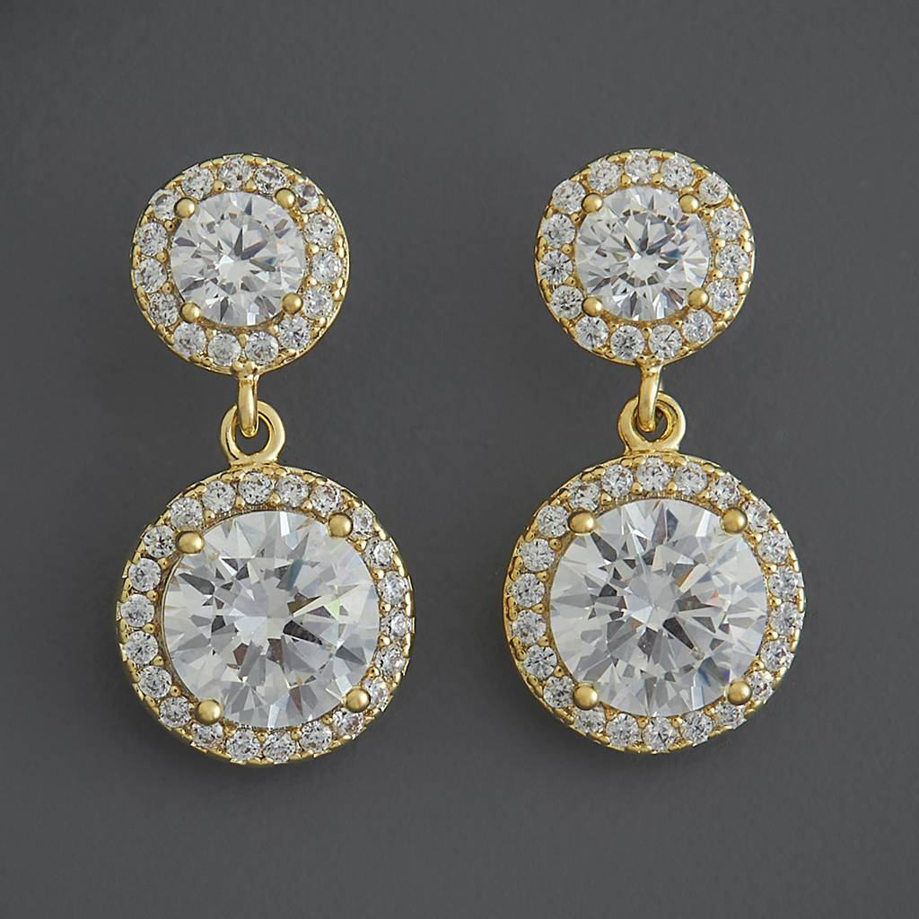 Kushal'S Fashion Jewellery Party Zircon Drop Earrings-185966 : 443515