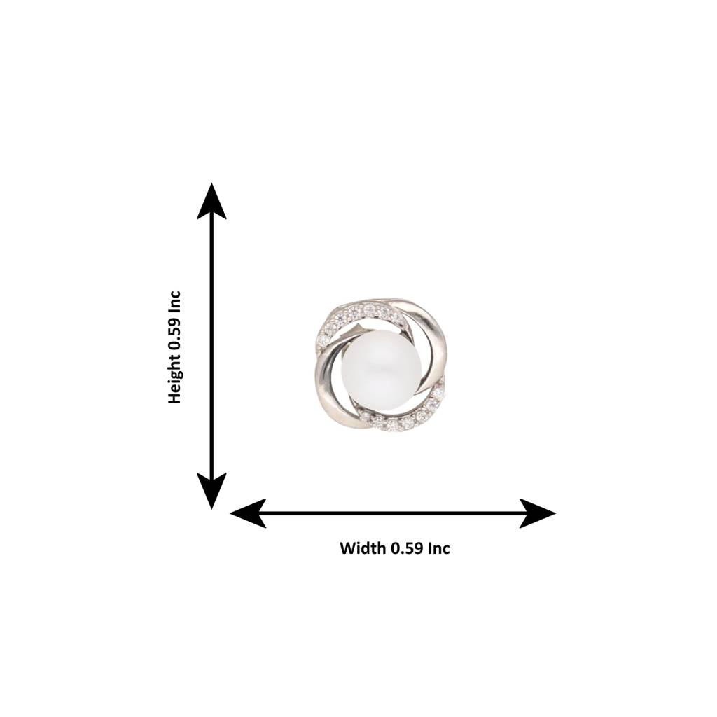 Oni 925 Silver Stud Earrings : JPMAY-22-132