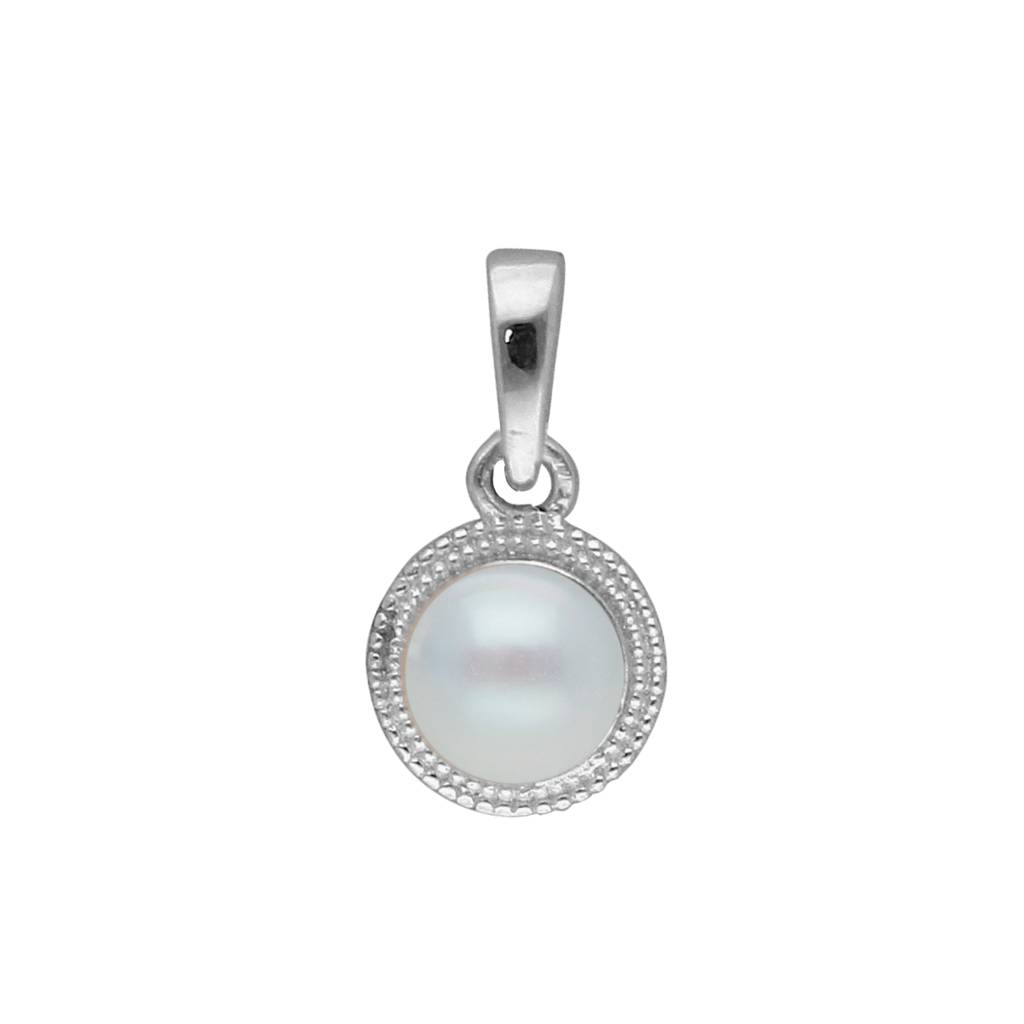 92.5 Sterling Silver Ubika Designer Pearl Pendant : JPMAY-22-166