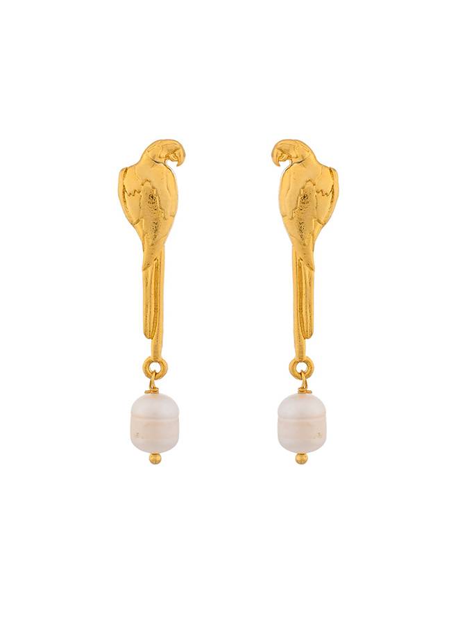 Voylla Hawaii Tropical Bird Ear Studs : 8905124521313