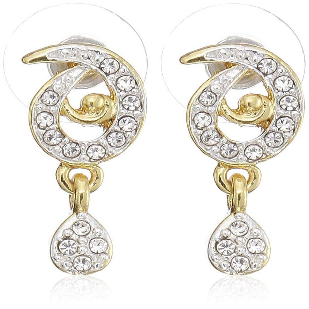 Estele Gold & Rhodium Plated Butterfly Designer Mangalsutra Necklaces Set For Women : EMS14080065NKER