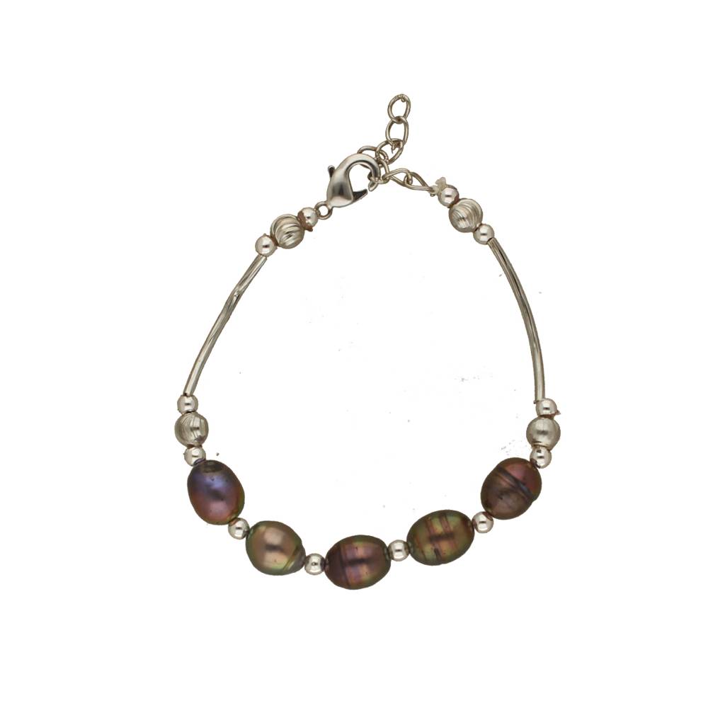 Zara 1 Line Pearl Bracelet : JPAUG-23-029