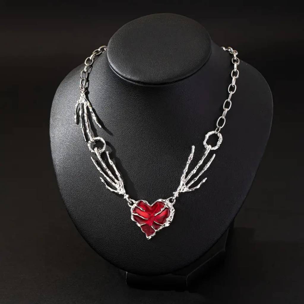 Forbidden Love Necklace : NS14233-S-RED