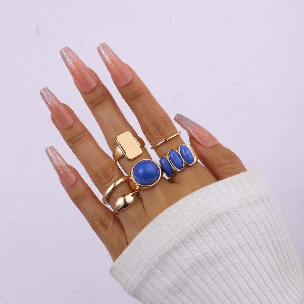 Set Of 6 Streetwise Rings : RC62860