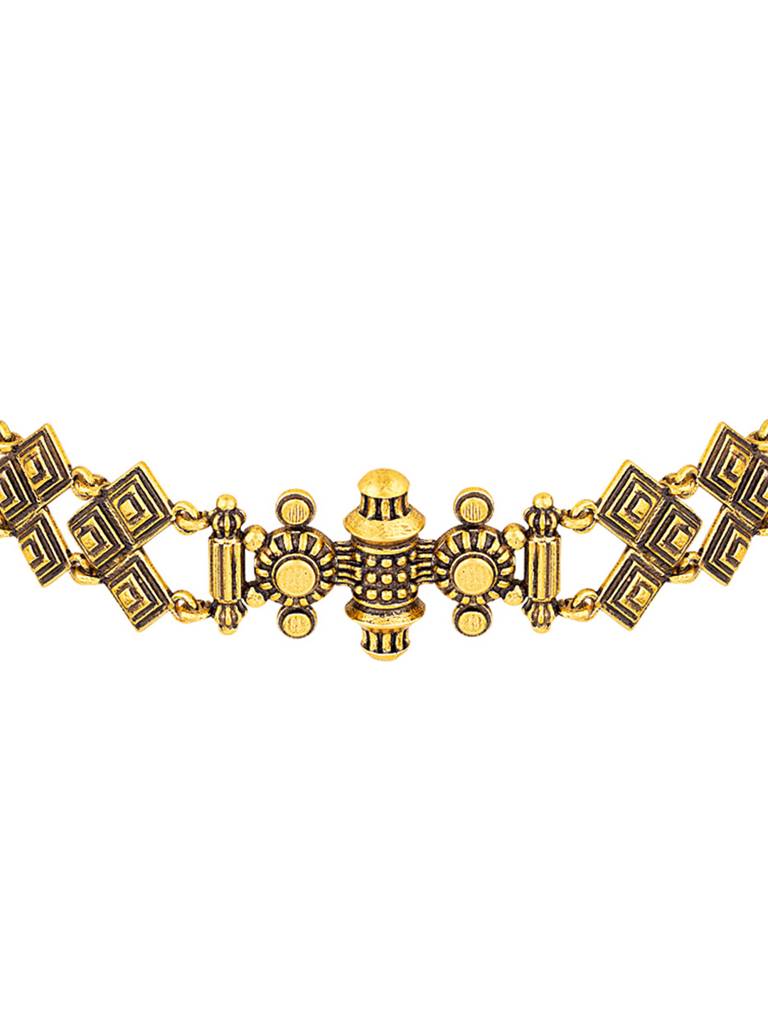 Temple Of Love Lattice Pattern Choker Necklace : 8905124065343