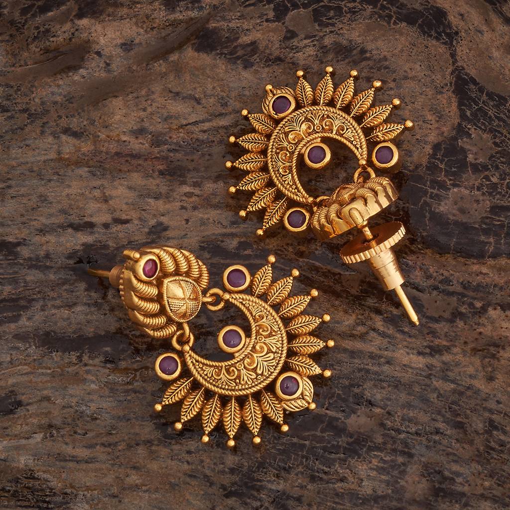 Kushal'S Fashion Jewellery Spherical Chandbalis Earrings : 427699