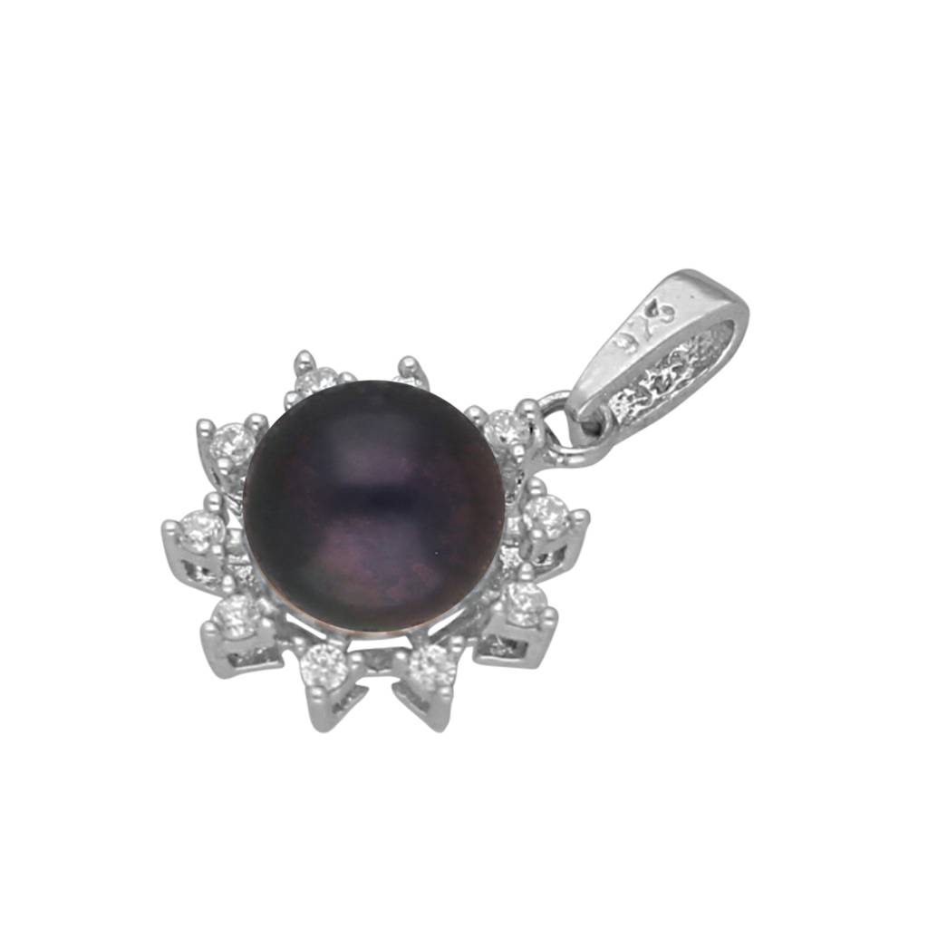 92.5 Sterling Silver Falguni Designer Pearl Pendant. : JPMAY-22-183